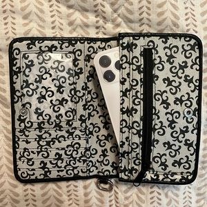 EUC HOBO Black Wallet and Phone Case Combo